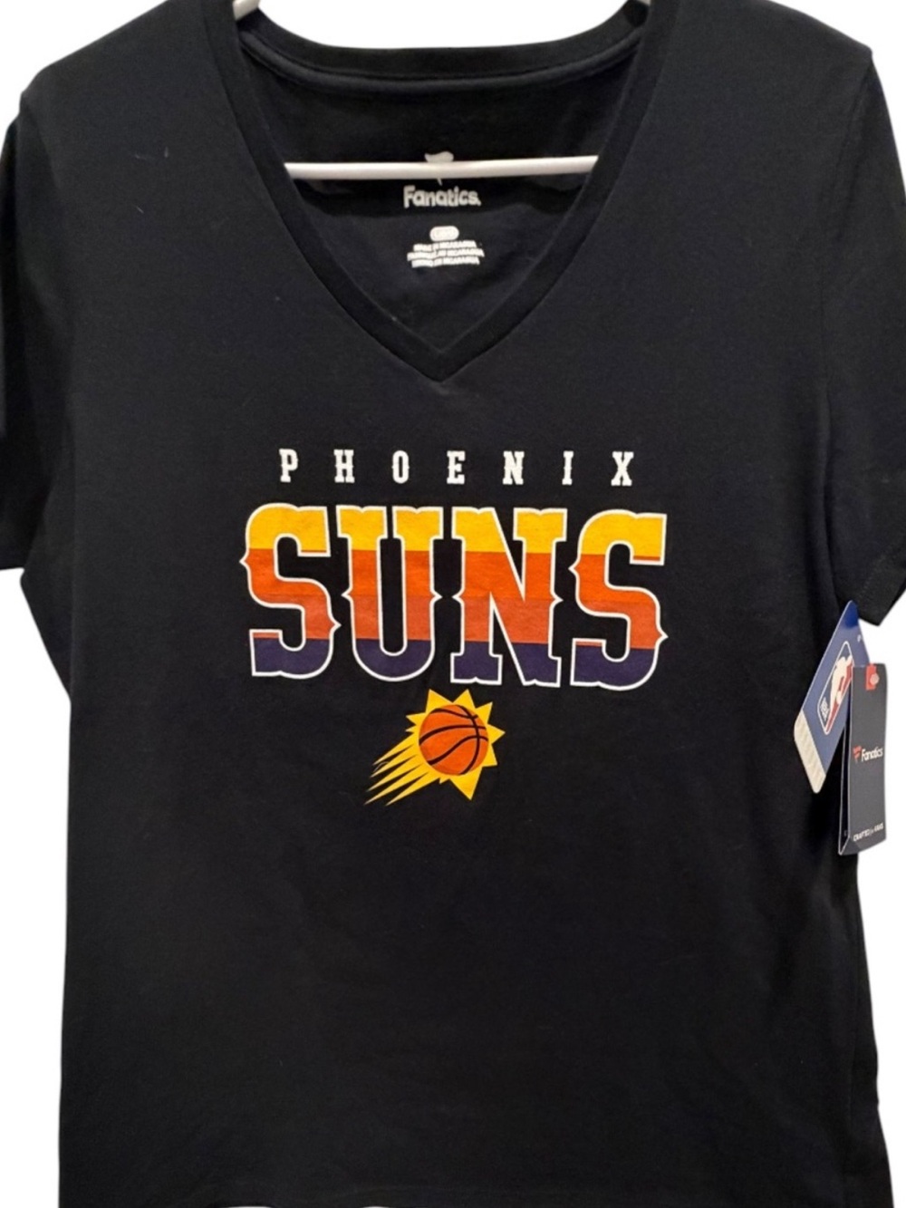 Fanatics NBA Phoenix Suns Logo V-Neck Tee